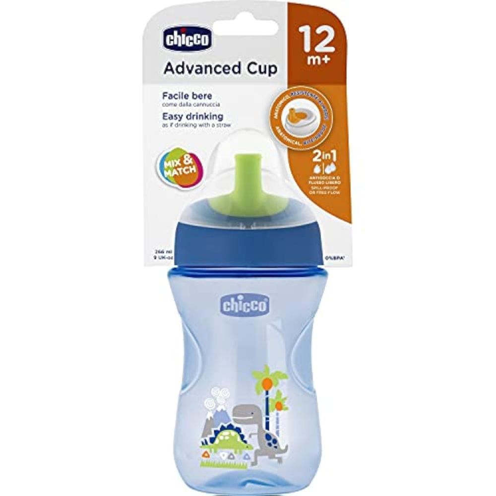 CHICCO ADVANCED CUP <br> Чаша пластична сина за 12+ месеци