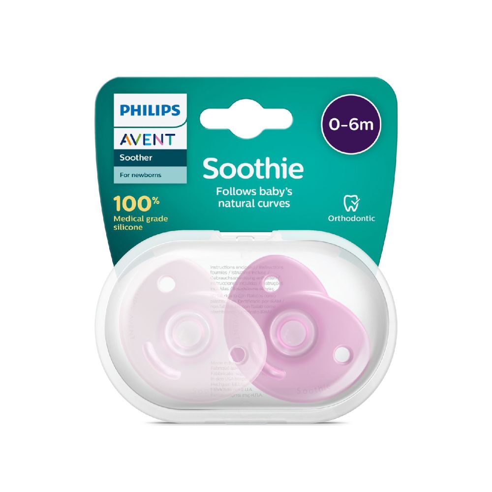 PHILIPS AVENT SOOTHIE <br> Силиконска цуцла лажливка, за 0-6 месеци