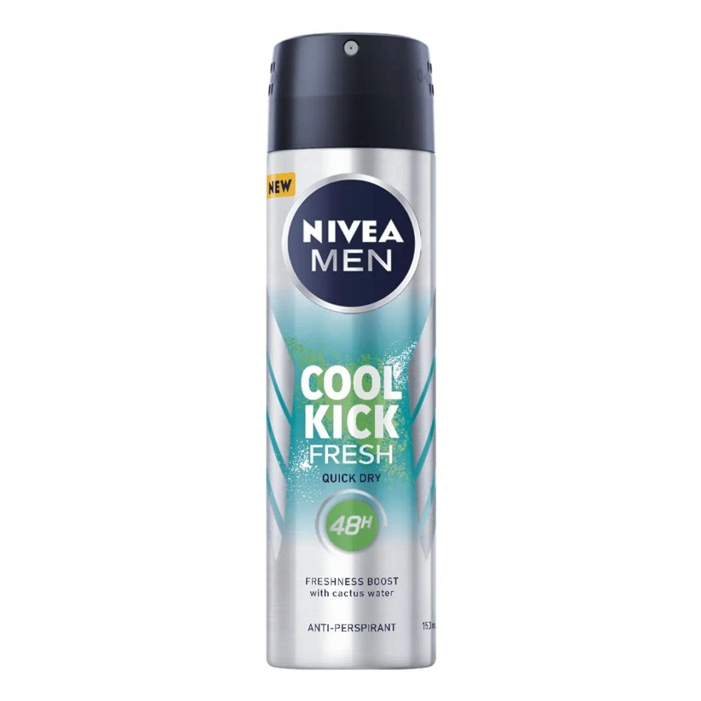 NIVEA MEN FRESH KICK <br> Антиперспирант дезодоранс за мажи, 150мл.
