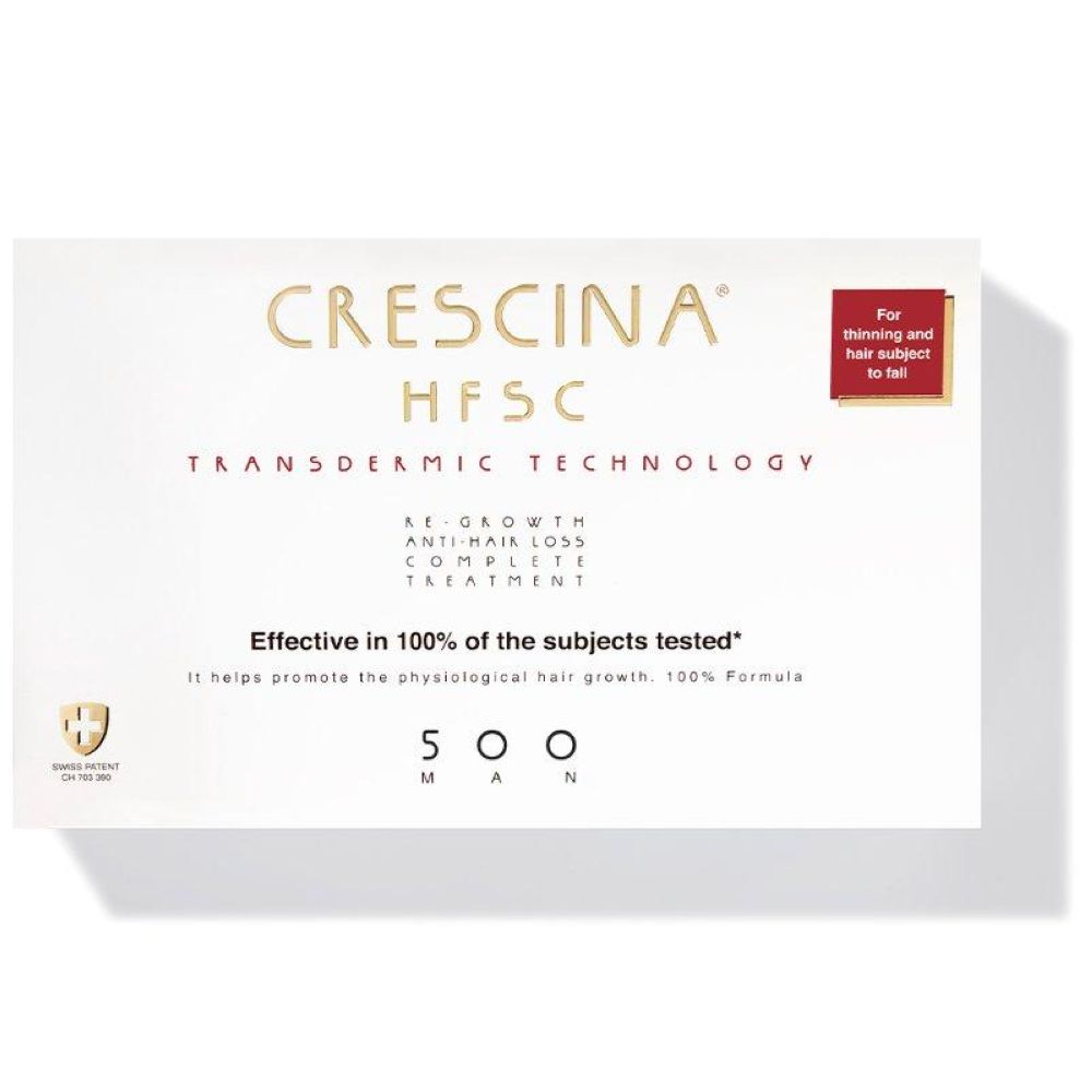 CRESCINA HFSC 500 MAN <br> Ампули за коса 10+10 x 3.5мл.
