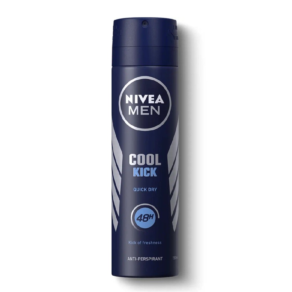 NIVEA MEN COOL KICK <br> Антиперспирант дезодоранс за мажи, 150мл.