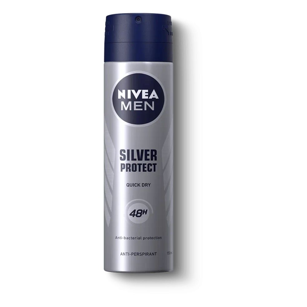 NIVEA MEN SILVER PROTECT <br> Антиперспирант дезодоранс за мажи, 150мл.